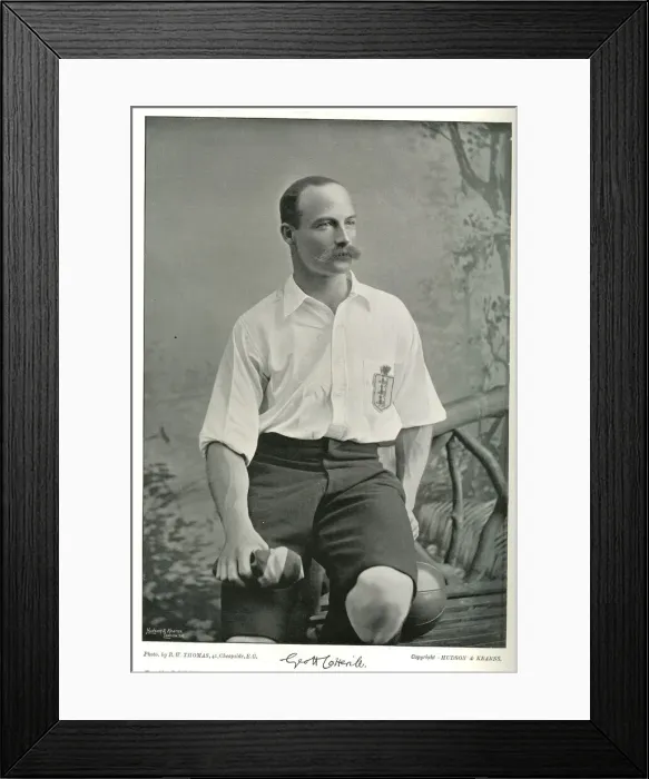 Framed Print : Geoff H Cotterill, athlete, cricketer and England footballer Framed Print : Geoff H Cotterill, athlete, cricketer and England footballer
