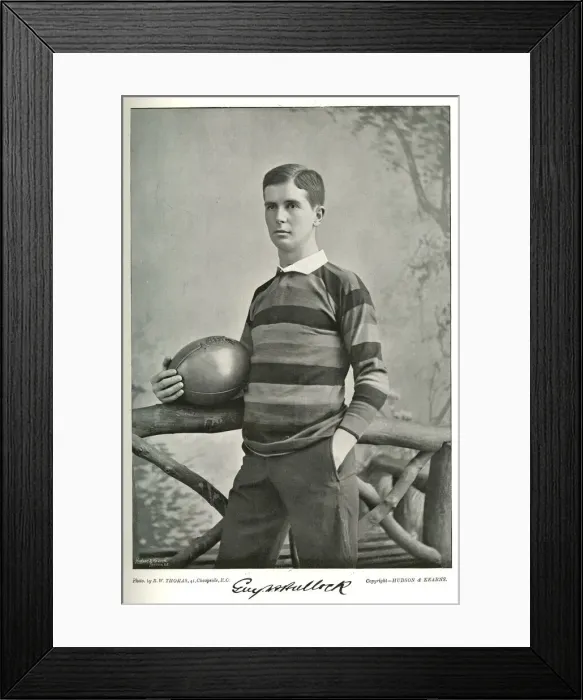 Framed Print : Guy L F Bullock, Richmond Rugby player Framed Print : Guy L F Bullock, Richmond Rugby player