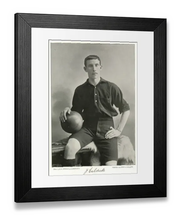 Framed Print : J Caldwell, Arsenal FC footballer Framed Print : J Caldwell, Arsenal FC footballer