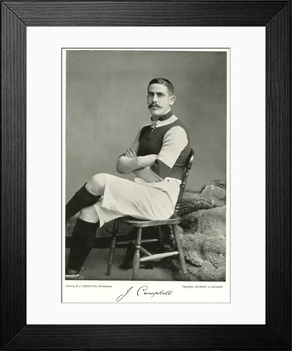 Framed Print : J Campbell, Celtic, Aston Villa, Scotland International Framed Print : J Campbell, Celtic, Aston Villa, Scotland International