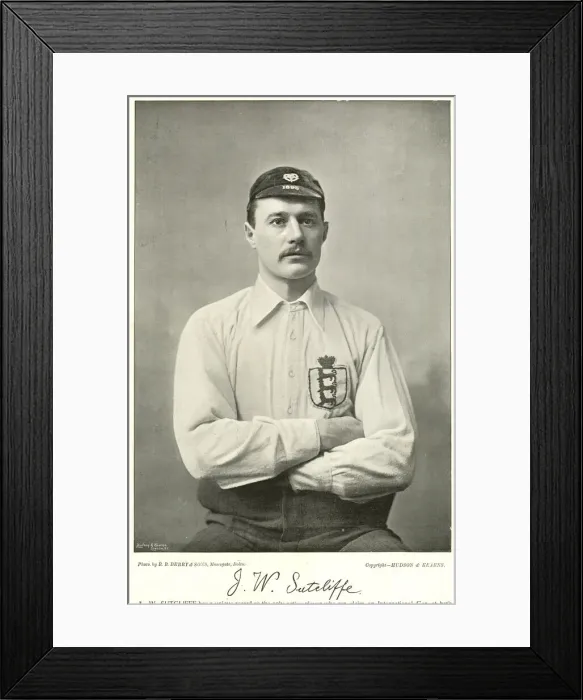 Framed Print : J W Sutcliffe, Bolton Wanderers, England International