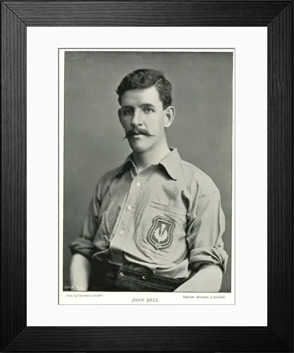 Framed Print : John Bell, Everton and Scotland International footballer Framed Print : John Bell, Everton and Scotland International footballer