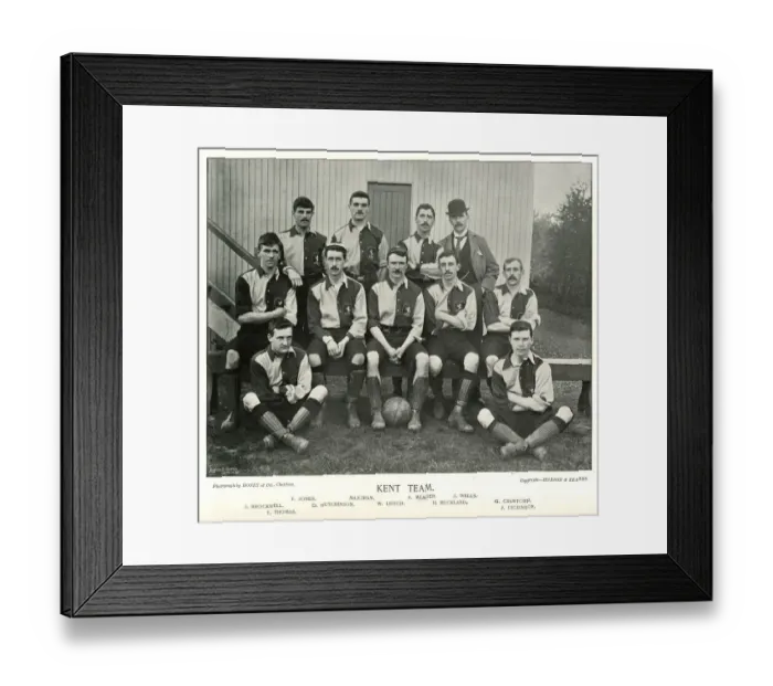 Framed Print : Kent County FC Team Framed Print : Kent County FC Team