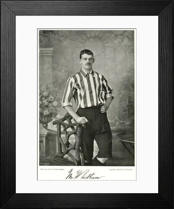 Framed Print : M Whitham, Sheffield United, England International Framed Print : M Whitham, Sheffield United, England International