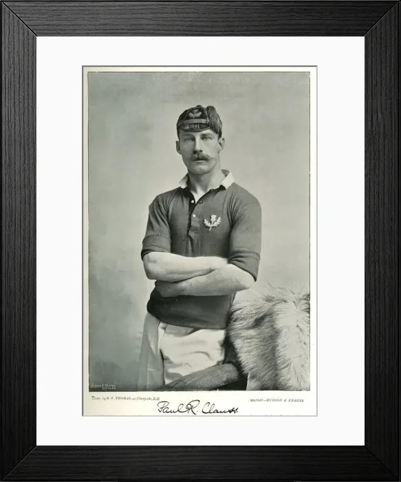 Framed Print : Paul R Clauss, Scotland International Rugby player Framed Print : Paul R Clauss, Scotland International Rugby player