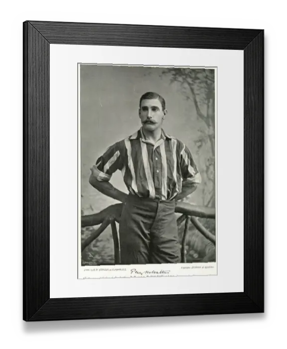 Framed Print : Percy M Walters, cricketer, England International footballer Framed Print : Percy M Walters, cricketer, England International footballer
