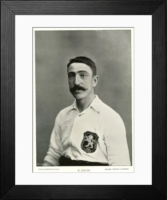 Framed Print : R Kelso, Preston North End and Everton footballer Framed Print : R Kelso, Preston North End and Everton footballer