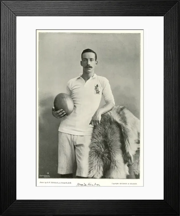 Framed Print : R F C de Winton, Blackheath and England Rugby player Framed Print : R F C de Winton, Blackheath and England Rugby player