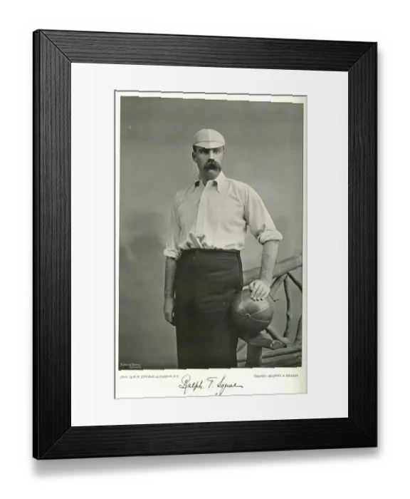 Framed Print : Ralph T Squire, Corinthians and England International Framed Print : Ralph T Squire, Corinthians and England International