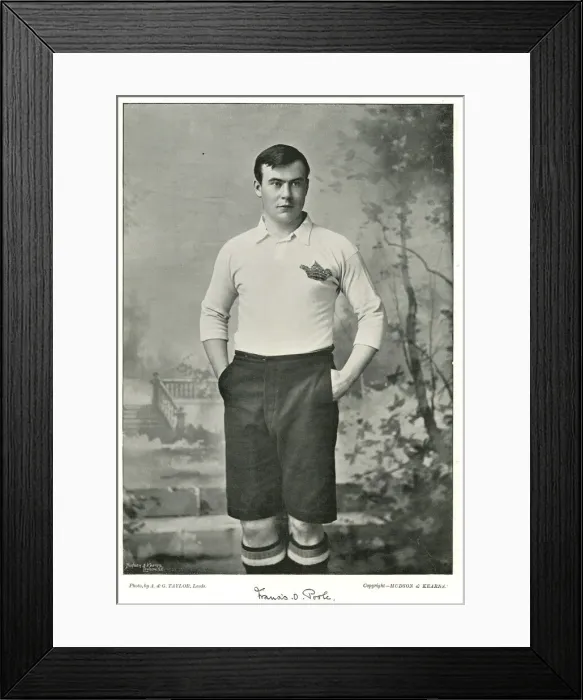 Framed Print : Rev Francis D Poole, England International Rugby player Framed Print : Rev Francis D Poole, England International Rugby player