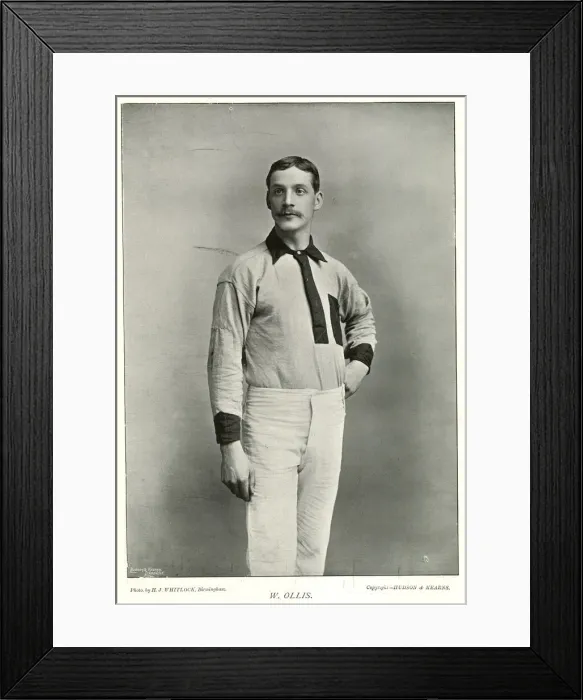 Framed Print : W Ollis, Captain, Small Heath, Birmingham footballer Framed Print : W Ollis, Captain, Small Heath, Birmingham footballer
