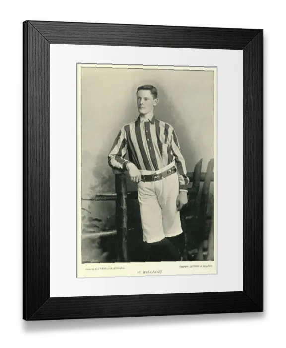 Framed Print : W Williams, West Bromwich Albion Football player Framed Print : W Williams, West Bromwich Albion Football player