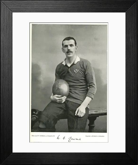 Framed Print : W B Cownie, Scotland International Rugby player Framed Print : W B Cownie, Scotland International Rugby player