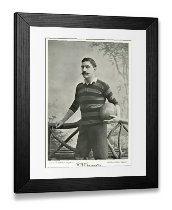 Framed Print : W B Thomson, Blackheath Rugby player Framed Print : W B Thomson, Blackheath Rugby player