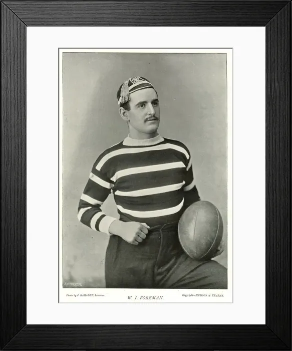 Framed Print : W J Foreman, Rugby player Framed Print : W J Foreman, Rugby player