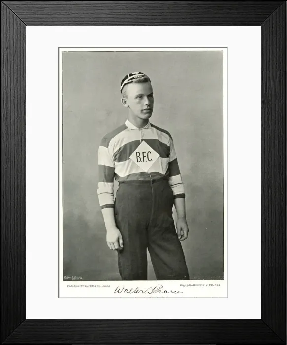 Framed Print : Walter T Pearce, Bristol Rugby player Framed Print : Walter T Pearce, Bristol Rugby player
