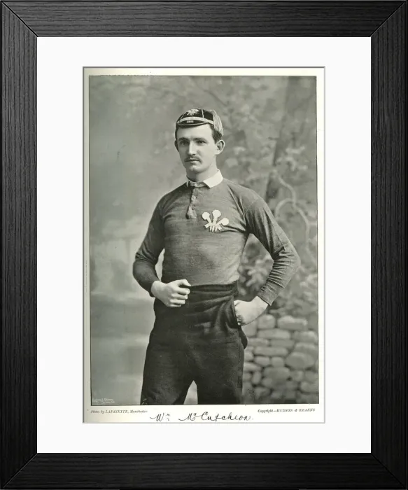 Framed Print : William McCutcheon, Wales International Rugby player Framed Print : William McCutcheon, Wales International Rugby player