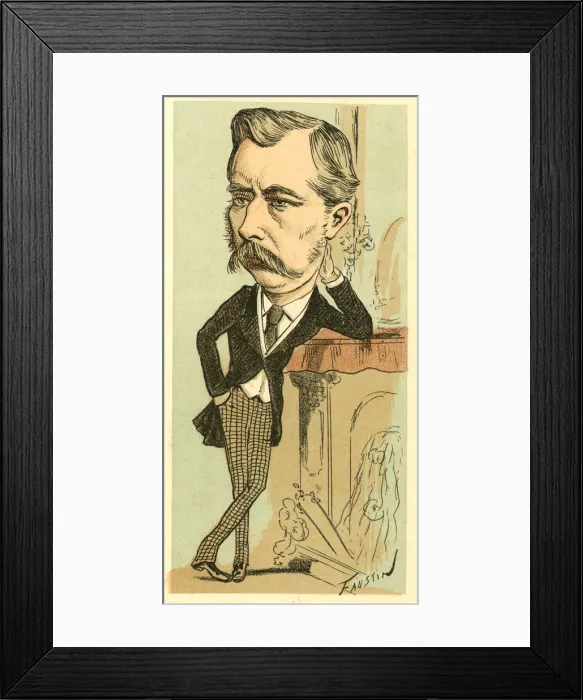 Framed Print : Cartoon, Sir Thomas William Boord, 1st Baronet Framed Print : Cartoon, Sir Thomas William Boord, 1st Baronet