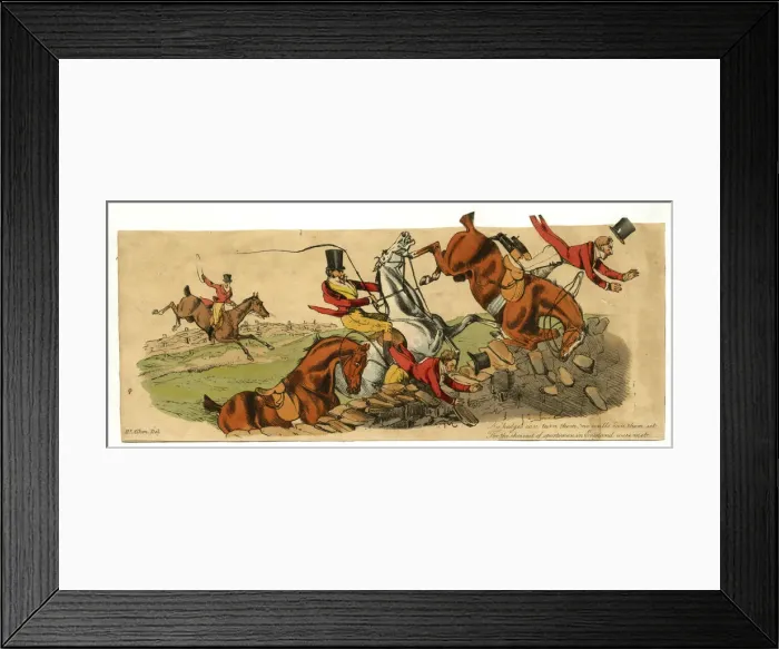 Framed Print : Foxhunting scene by Henry Alken Framed Print : Foxhunting scene by Henry Alken