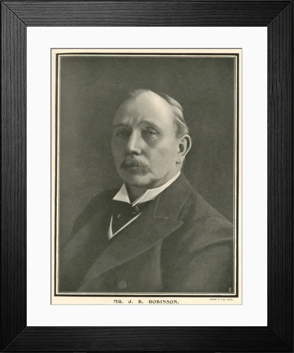 Framed Print : J. B Robinson, South African millionaire Framed Print : J. B Robinson, South African millionaire