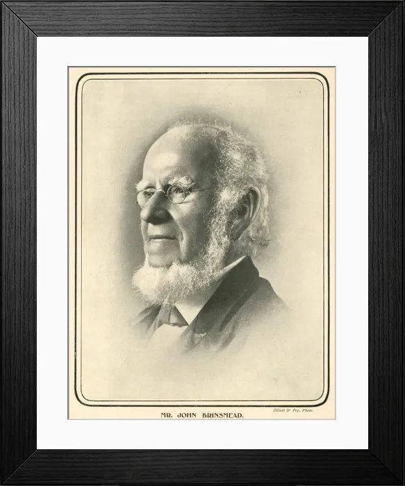 Framed Print : John Brinsmead, founder of piano manufacturers Framed Print : John Brinsmead, founder of piano manufacturers
