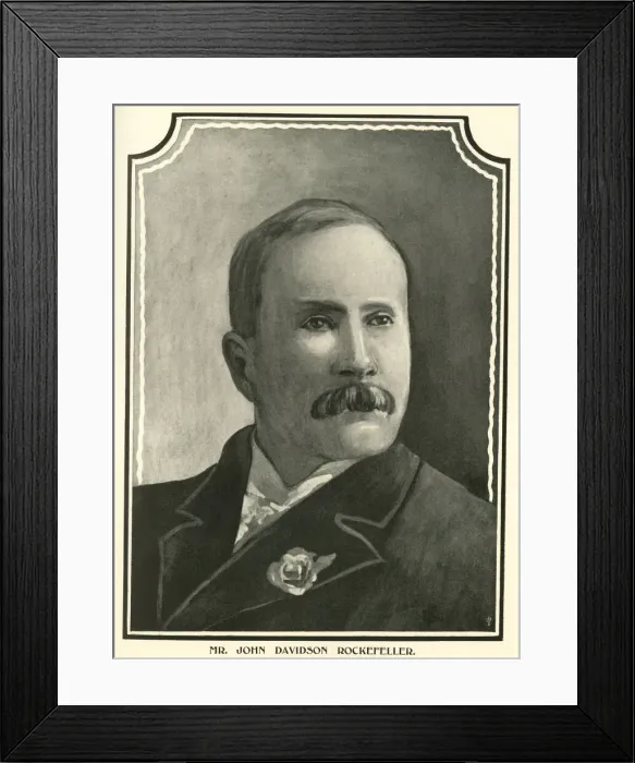 Framed Print : John Davidson Rockefeller, founder of Standard Oil Framed Print : John Davidson Rockefeller, founder of Standard Oil