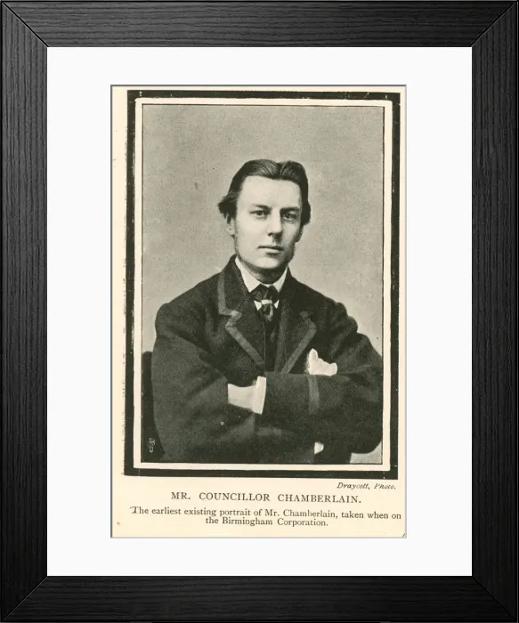 Framed Print : Joseph Chamberlain, as a Birmingham City councillor Framed Print : Joseph Chamberlain, as a Birmingham City councillor