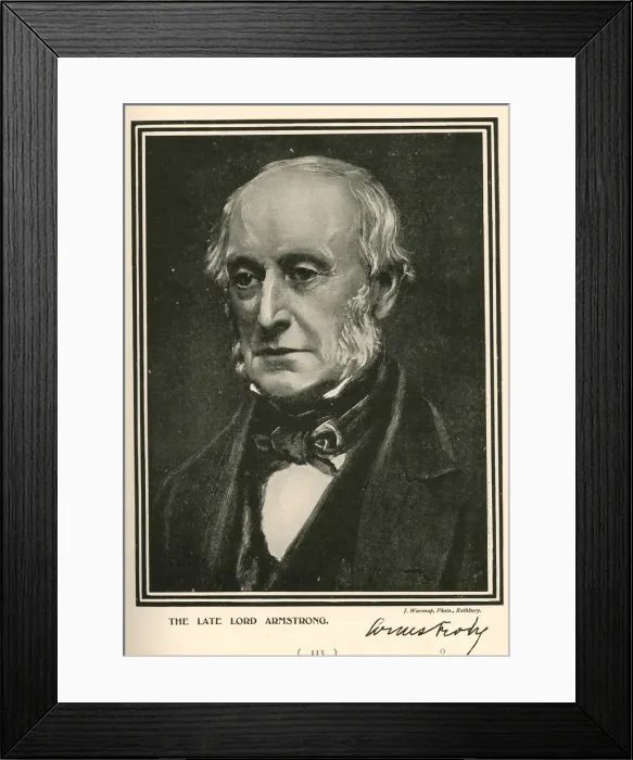 Framed Print : Lord Armstrong, armaments manufacturer Framed Print : Lord Armstrong, armaments manufacturer