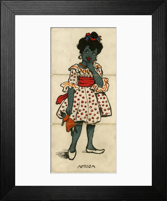 Framed Print : Many Folk Misfitz - Africa - African Girl Framed Print : Many Folk Misfitz - Africa - African Girl