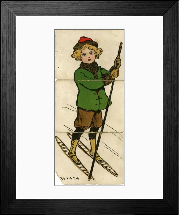 Framed Print : Many Folk Misfitz - Canada - Canadian Girl