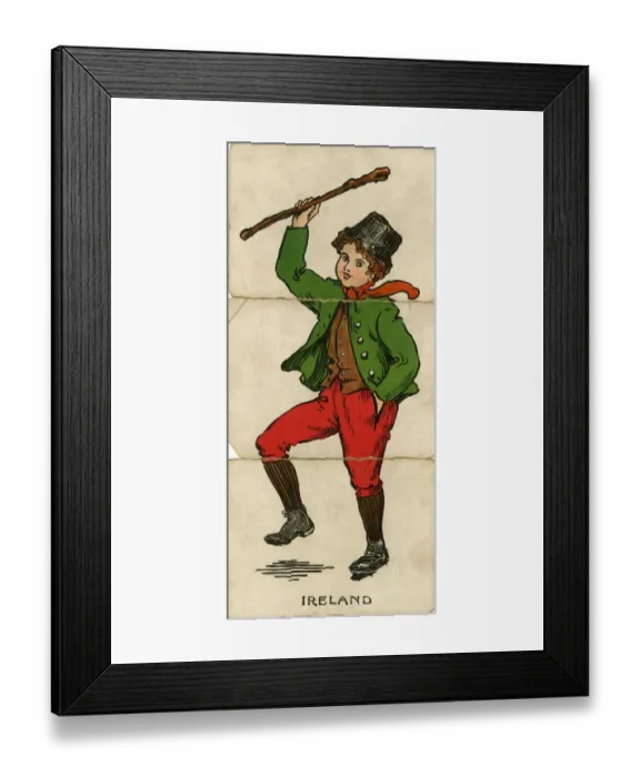 Framed Print : Many Folk Misfitz - Ireland - Irish Boy Framed Print : Many Folk Misfitz - Ireland - Irish Boy