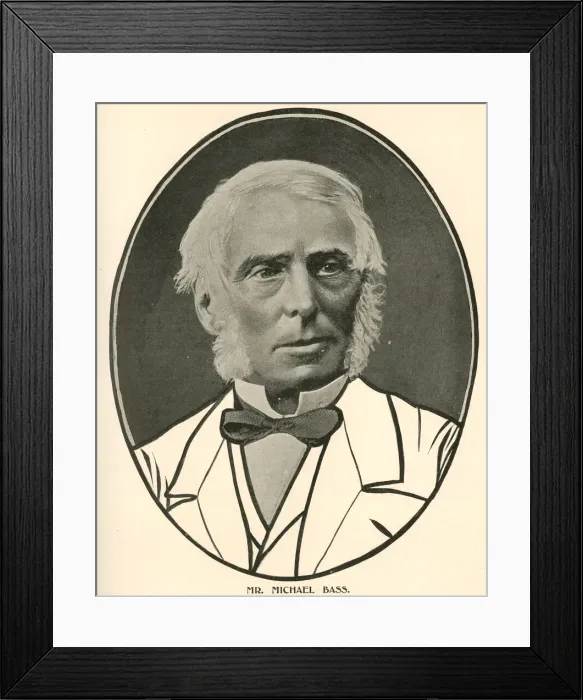 Framed Print : Michael Bass, founder of the brewing firm Framed Print : Michael Bass, founder of the brewing firm