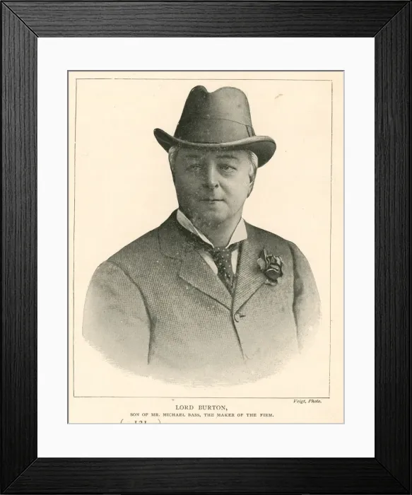 Framed Print : Michael Thomas Bass, Lord Burton, brewer Framed Print : Michael Thomas Bass, Lord Burton, brewer