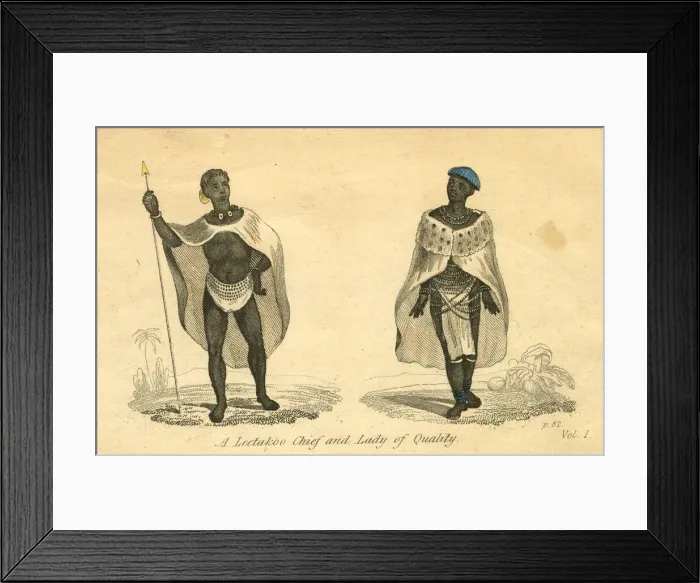 Framed Print : Leetakoo Chief and Lady of Quality Framed Print : Leetakoo Chief and Lady of Quality