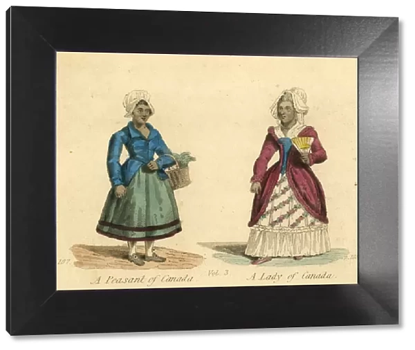 Peasant Woman and Lady of Canada
