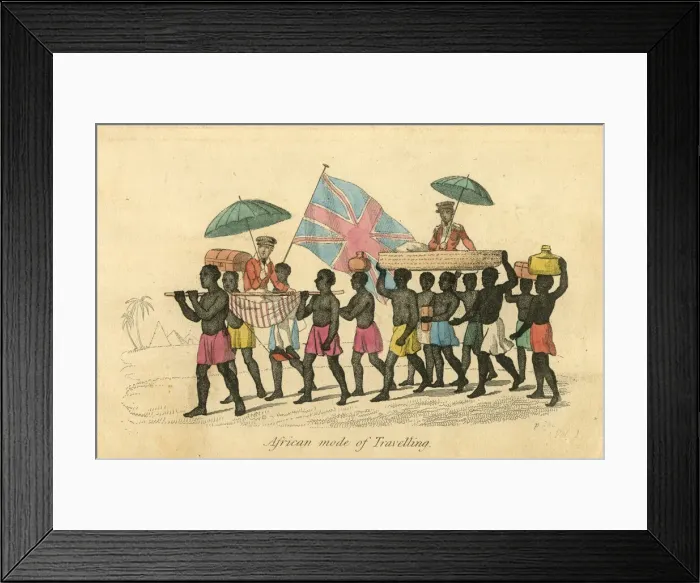 Framed Print : African Mode of Travelling Framed Print : African Mode of Travelling