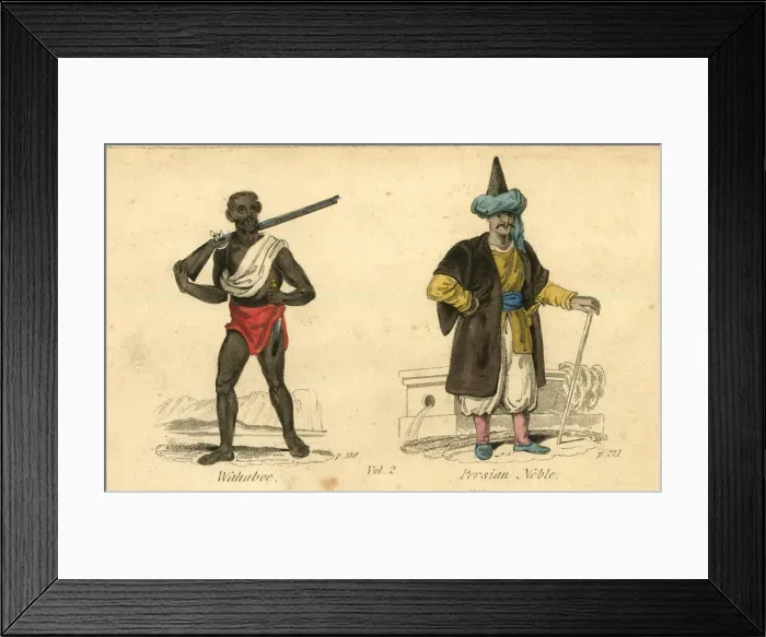 Framed Print : Wahabee and Persian Noble Framed Print : Wahabee and Persian Noble