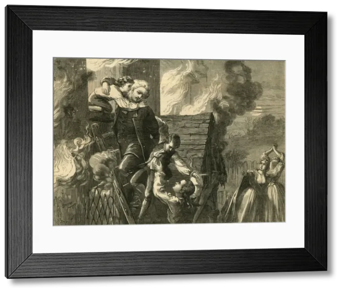 Framed Print : Scene from The Vicar of Wakefield Framed Print : Scene from The Vicar of Wakefield