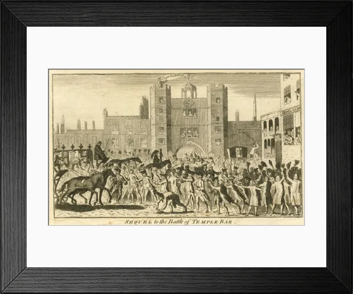 Framed Print : Sequel to the Battle of Temple Bar Framed Print : Sequel to the Battle of Temple Bar