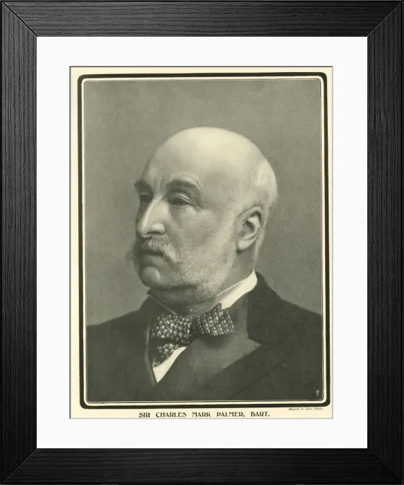 Framed Print : Sir Charles Mark Palmer, mining industry, Jarrow Framed Print : Sir Charles Mark Palmer, mining industry, Jarrow
