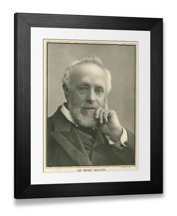 Framed Print : Sir Henry Doulton, Potter Framed Print : Sir Henry Doulton, Potter