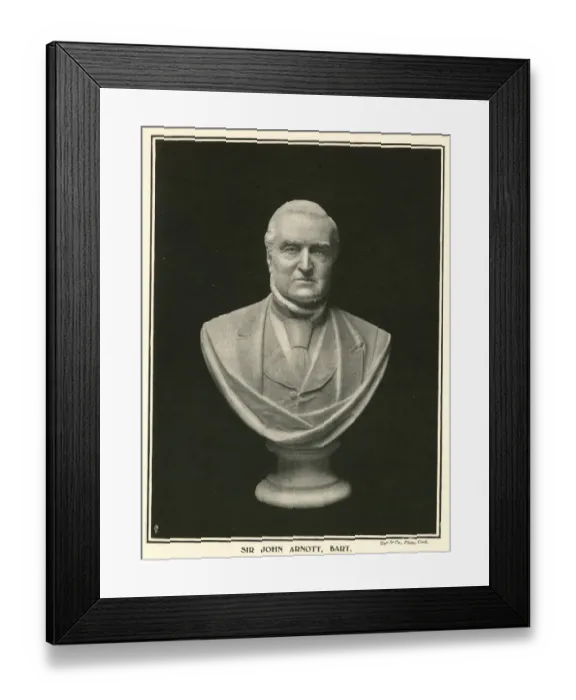 Framed Print : Sir John Arnott, Scotsman who made a fortune in Ireland