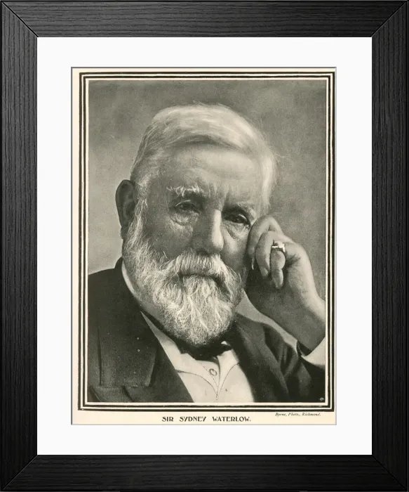 Framed Print : Sir Sydney Waterlow, founder of printing company Framed Print : Sir Sydney Waterlow, founder of printing company