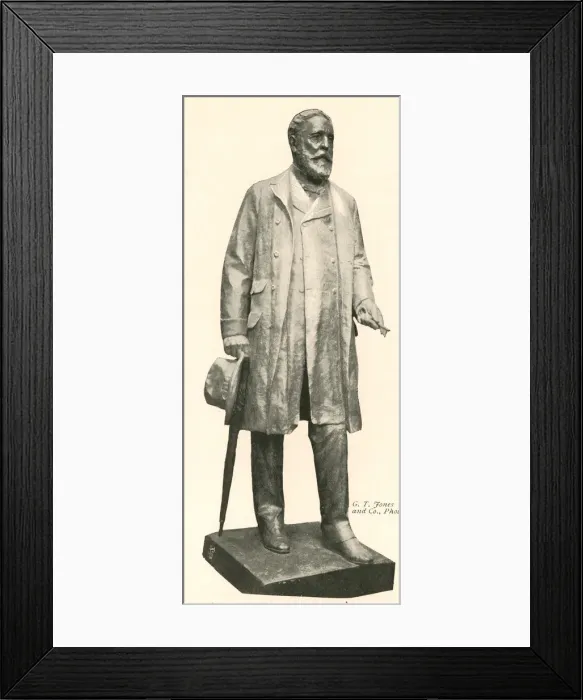 Framed Print : Sir Sydney Waterlow, statue in Waterlow Park, London Framed Print : Sir Sydney Waterlow, statue in Waterlow Park, London
