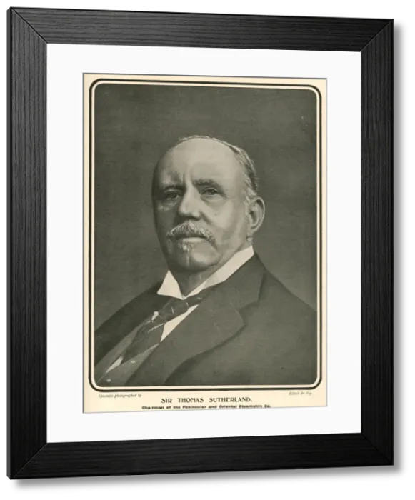 Framed Print : Sir Thomas Sutherland, P&O Chairman Framed Print : Sir Thomas Sutherland, P&O Chairman
