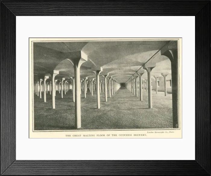 Framed Print : Great Malting Floor of the Guinness Brewery Framed Print : Great Malting Floor of the Guinness Brewery