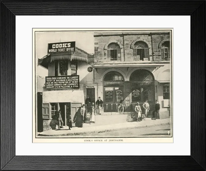 Framed Print : Thomas Cooks office, Jerusalem Framed Print : Thomas Cooks office, Jerusalem