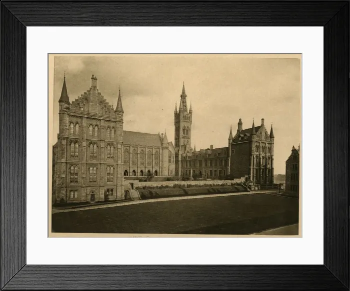 Framed Print : University of Glasgow - West Quadrangle looking East Framed Print : University of Glasgow - West Quadrangle looking East