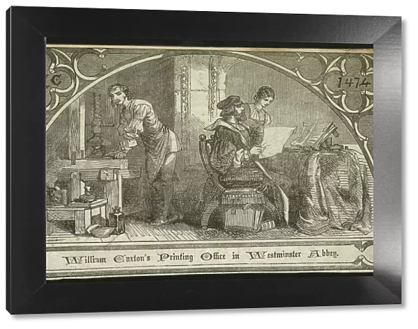 William Caxtons Printing Office in Westminster Abbey