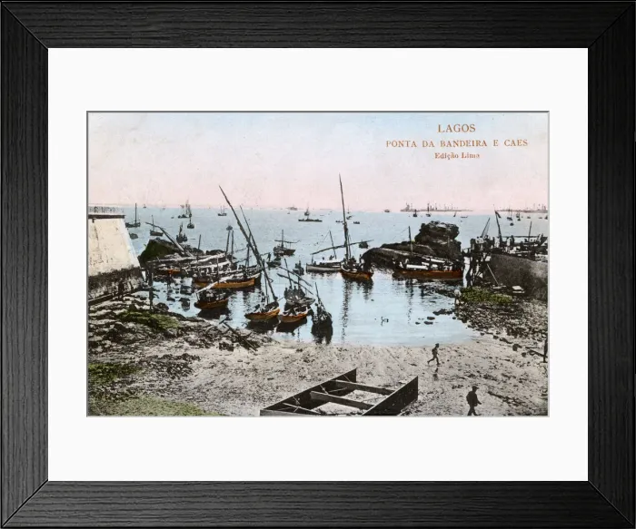 Framed Print : View of the bay at Lagos, Algarve, southern Portugal Framed Print : View of the bay at Lagos, Algarve, southern Portugal